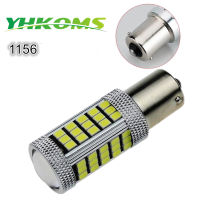 YHKOMS 4ชิ้น Super Bright รถยนต์ LED Light BA15S BA15D 1156 1157 LED ไฟเบรก2835 SMD LED รถยนต์หางหลอดไฟ Whie 6500พันแสง