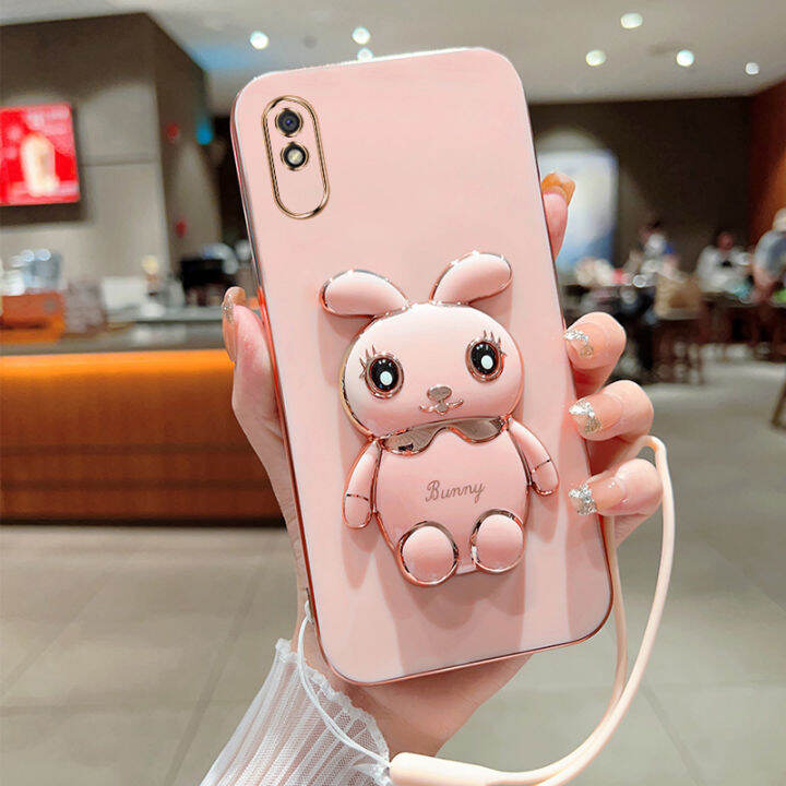 เคสนิ่มสำหรับโทรศัพท์-xiaomi-redmi-เคส9a-redmi9a-9a-ลายการ์ตูนรูปกระต่ายเคสโทรศัพท์โทรศัพท์ชุบซิลิโคนกันกระแทก