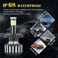 360 ° COB 6 Sides H11 H7 H4 9007 H13 Led Car Headlights Bulbs 6000K H8 H1 HB3 9005 HB4 9006 120W Automotive Fog Lights Auto Lamp