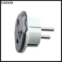 CIOVIO อะแดปเตอร์ปลั๊กสากลEU 16A 5ชิ้นต่อล็อตอุปกรณ์เสริมเต้าเสียบปลั๊กไฟแปลงเต้าเสียบไฟ AC 250โวลต์สำหรับสำนักงานบ้านการเดินทาง