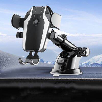 Gravity Car Phone Holder Suction Cup Adjustable Universal Holder Stand in Car GPS Mount For iPhone 12 Pro Max Xiaomi POCO Car Mounts