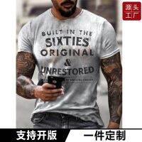 [COD] 2021 Cross-border New Mens Clothing Round Neck Sleeve Printing Pullover