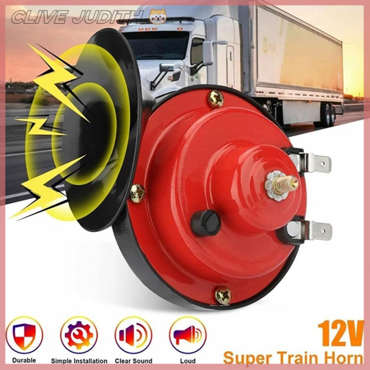 CISWGE New 300db Super Train Horn For 12V Power Supplies Carboat Motorcycles Automotive