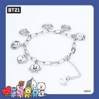 New BT21 Kawaii Bracelet Anime Cartoon Simple Fashion Cute Couple Bracelet Creative Jewelry Birthday Holiday Gift