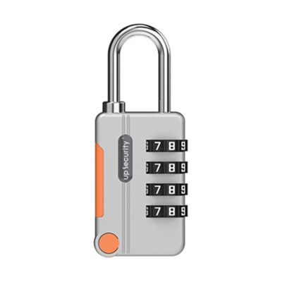 4หลัก Travel Combination Lock อะลูมินัมอัลลอยกุญแจเป้ล็อคความปลอดภัยรีเซ็ตได้ล็อคกระเป๋าเดินทาง Weather-Proof