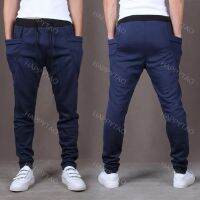 Buy 1 Free 1กางเกงกีฬา Jogger สไตล์เกาหลีสำหรับผู้ชาย-033