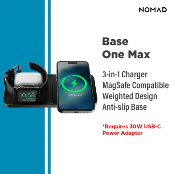 Nomad Base One Max 3-in-1 MagSafe Charger