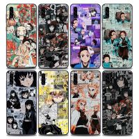 [HF17] Kimetsu ไม่มี Yaiba Demon Slayer สำหรับ Samsung A10 E S A20 A30 A30s A40 A50 A60 A70 A80 A90 5G A7 A8นุ่มซิลิโคน