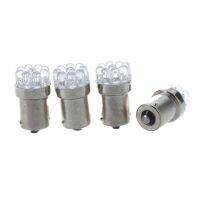 4 X 1156 Lamp Bulb BA15S P21W 9 LEDs 12V White For Car