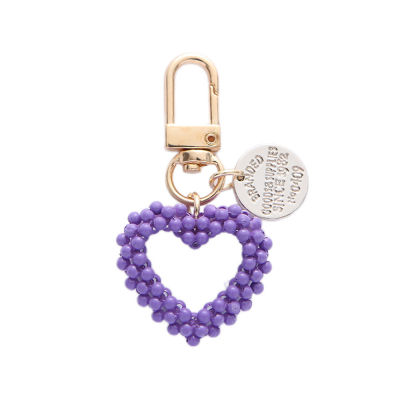 Pendant Keychain Fashion Keychain Handbag Pendant Keyring Jewelry Gift Heart Keychain Key Chain Car Keychain
