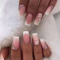 Ins Fresh Lovely Fashion Fake Nails Nail Art YK2 Girls Finished Nail Patch Korean Style Short Fake Nails Wearable Nails Stickers