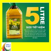 Dầu oliu Pomace Lemejor 5L - Dầu oliu nguyên chất tinh luyện 100% từ quả
