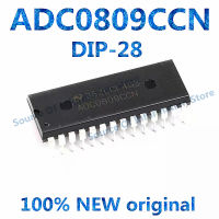 1ชิ้นล็อต100 ใหม่ ADC0809CCN DIP-28ชิป