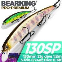 BEARKINGสำหรับเหยื่อตกปลาประดิษฐ์MinnowคุณภาพWobblersเหยื่อ13Cm 21Gระงับร้อนรุ่นCrankbaits Popper-Cailine