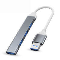 Yeqinhuia ฮับ3.0 Usb 4พอร์ตพกพาได้สำหรับจุดรวมยูเอสบีขนาดเล็กฮับยูเอสบีแบบพกพาบ้านและสำนักงานขยายการเชื่อมต่อคอมพิวเตอร์ของคุณด้วยพอร์ตพิเศษบางเฉียบและดีไซน์มินิ