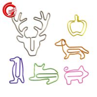 10pcs/Lot Paper Clip Kawaii Animal Shape Office Supply Paper Clip Bookmark Gift Stationery For Book Accessories Teacher Gifts