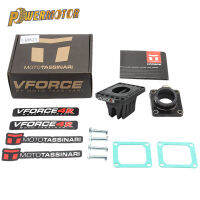 คาร์บอนไฟเบอร์รถมอเตอร์ไซด์วาล์ว Vforce 4กกพร้อมท่อไอดีสำหรับ YAMAHA YZ 85 YZ 80 1993-2020 RX กล่องไซส์ใหญ่