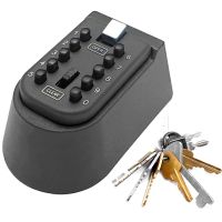 Key Box Safe 10 Digit Push-Button Combination Lock ติดผนัง Outdoor Key Storage Lock Electronic Safe Key Holder For Keys