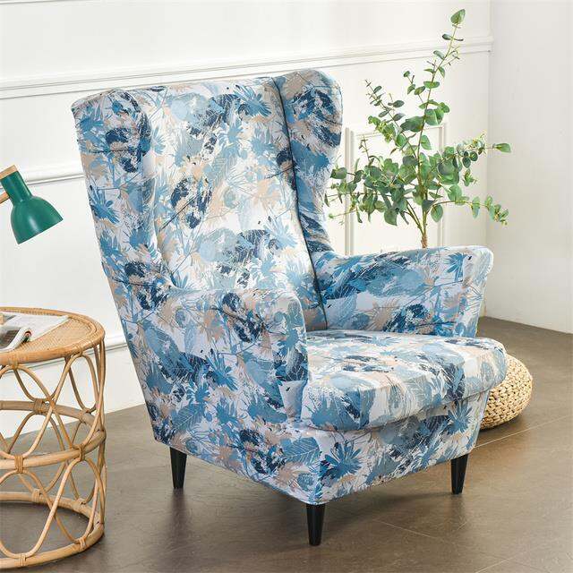 pastoral-wing-chair-cover-stretch-spandex-armchair-covers-removable-sofa-covers-with-seat-cushion-covers-ottoman-footstool-cover