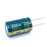 【cw】 10pcs/lot 220UF 200v aluminum electrolytic capacitor size 18x30mm 20 ！