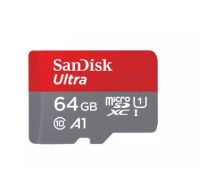 SanDisk Ultra microSDXC, SQUAB 64GB, A1, C10, U1, UHS-I, 140MB/s R, 4x6, 10Y