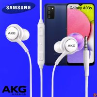 หูฟัง สมอลทอล์ค Samsung 3.5 mm Aux In-Ear ซัมซุง Galaxy A03s และทุกรุ่น อินเอียร์ สายผ้าถัก เสียงดี เบสหนัก เล่น-หยุดเพลง เพิ่ม-ลดระดับเสียง