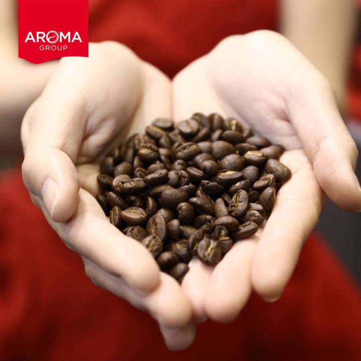 aroma-coffee-เมล็ดกาแฟคั่ว-aroma-espresso-blend-ชนิดเม็ด-250-กรัม-ซอง