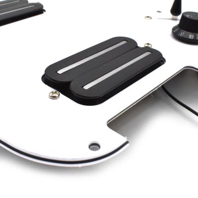 ‘【；】 HH Loaded Prewired Scratchplate 2 Humbucker Coil Splitting Guitar Pickguard With Singlecut For ST Guitarra