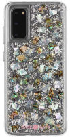 Case-Mate - KARAT - Case for Samsung Galaxy S20 - Real Mother of Pearl &amp; Silver Elements - 6.2 inch - Mother of Pearl