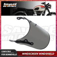 สำหรับ Bonneville T100 T120 Thruxton Scrambler 900กระจกหน้ารถกระจกรถจักรยานยนต์ Wind Shield Deflectors Pare-Brise อุปกรณ์เสริม