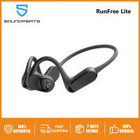 Original SoundPEATS RunFree Lite Bluetooth V5.3 Air Conduction Outdoor Open Earbuds Earphone Comfortable Stable Wearing 16.2mm Driver Bass Enhancement Long Battary Life Waterproof Wireless Headset For Sports Fitness Hiking