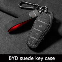 [ใหม่2023] เคสกุญแจหนังนิ่มแนวสปอร์ตแฟชั่นคุณภาพสูงสำหรับ BYD Song Atto F0หยวนบวกปลาโลมาถังหานถังถังถังถัง Dm ฉินพลัสแต่งเพลงอัตโนมัติ