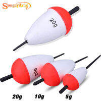 Sougayilang 10PCS Pelampung Fishing Float Tool Pelampung Pancing Dengan Lampu EVA Fishing Float Fishing Gear for Joran Pancing