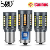 1Pc Canbus P21W LED 1156 BA15S PY21W BAU15S T20 7440 T25 3156หลอดไฟ LED R5W R10W ไฟเลี้ยวโคมไฟอัตโนมัติสีขาวสีเหลือง