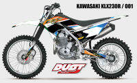 สติ๊กเกอร์วิบาก KAWASAKI KLX 230R ทั้งคัน Graphic kit สติ๊กเกอร์เคลือบเงา สุดคุ้ม