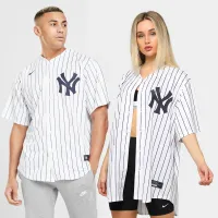 [พร้อมส่ง] เสื้อเบสบอล ทีม นิวยอร์กแยงกี้ เสื้อทีม แยงกี้/สีขาวลายทาง /เบอร์2 #BB0001 ไซส์คนไทย S-XL