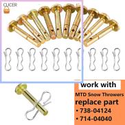 CBT 20Pcs Dụng cụ cho người ném tuyết Máy ném tuyết Bộ dụng cụ Cotter Pins