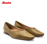 Giày búp bê nữ màu vàng Thương hiệu Bata 560-8102