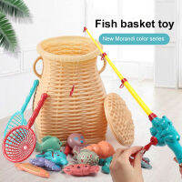 Childrens Magnetic Fishing Fish Basket Set Toy Concentration Hand-eye Coordination Exercise Kindergarten Babie 3 To 6 Years