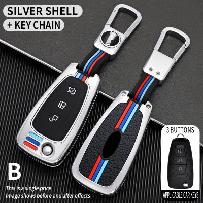 Car Key Case Rings Cover Holder for Ford Focus Mk3 Mondeo Fiesta Kuga Ecosport Escape Ranger S-max C- Max Classic Engine Head Concept