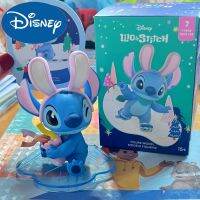 【MSSugar toy】 Disney Lilo Amp; Stitch ชุดกระต่ายเรื่องราวฤดูหนาวตุ๊กตาโมเดลเคลื่อนไหวตุ๊กตาขยับแขนขาได้ตกแต่งน่ารักของขวัญของเล่นเด็ก