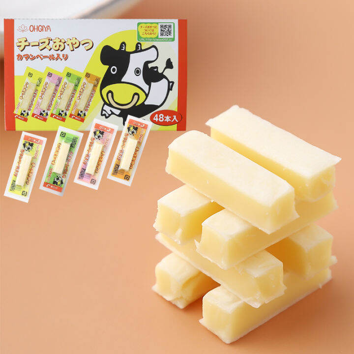 ชีสแท่งรสดั้งเดิม-ขนม-ชีสแท่ง-ทานเล่น-snack-cheese-stick-ชีสแท่งตรา-ohgiya-ขนาด-48-ชิ้น