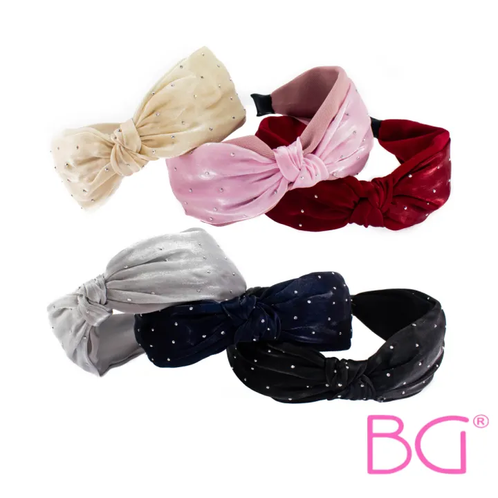 BROADWAY GEMS Hairband Overlap with Metallic Beads (HB111) Lazada PH