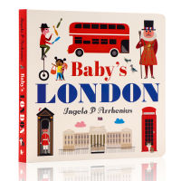 Babys London cardboard book baby S London original English Picture Book Childrens English Enlightenment Picture Book Geography, local conditions and customs enlightenment cognition cultural landscape travel to London popular science picture book