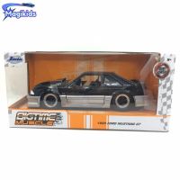 1:24 Jada 1989ฟอร์ดรุ่น Mustang GT การจำลองสูงรถ Diecast รถของเล่นหุ่นอัลลอยโลหะสำหรับการเก็บของขวัญสำหรับเด็ก