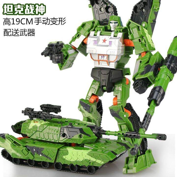 Robot Metamorphosis toy: King Kong Tank Helicopter Jeep Police Car Wasp ...