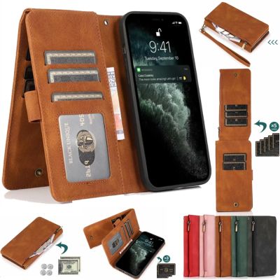 For Oppo Reno 6 Pro 5G/Reno6 Z Zipper Cover Wallet 8 Card Magnetic Flip Leather Case
