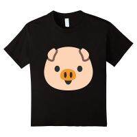 T-Shirts For Sale Pig Emoji Mens Crew Neck Short Sleeve Fashion
