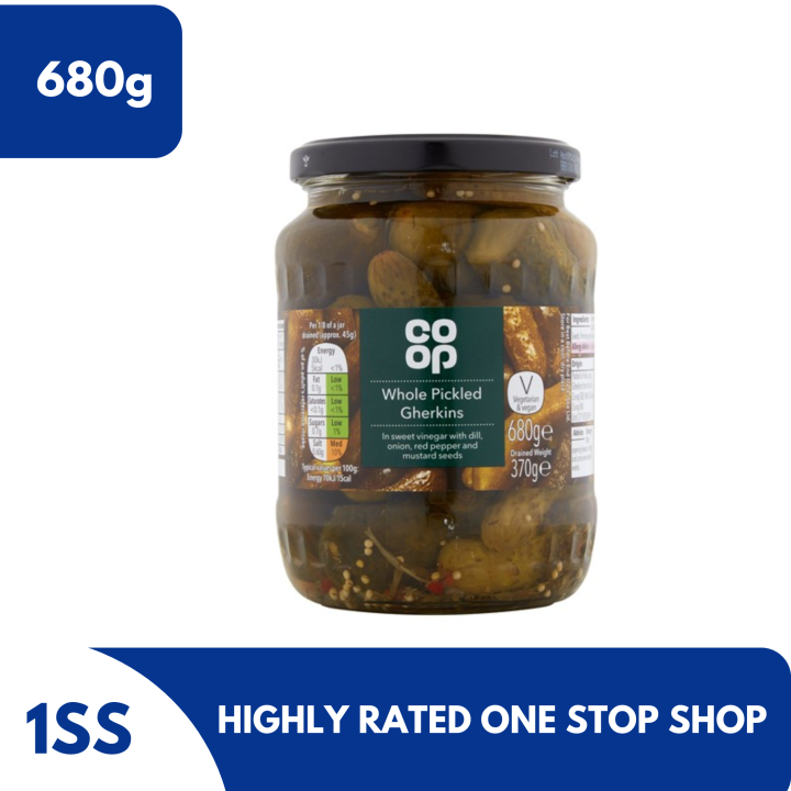 CoOp Whole Pickled Gherkins, 680g Lazada PH