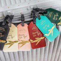 【DT】 hot  New High Quality Travel Accessories 6 Colors Plane Luggage Tag PU Suitcase ID Addres Holder Baggage Boarding Tag Portable Label